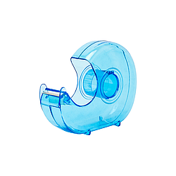 Диспенсер для скотчу пластмасовий РУБІН 12-18-24 мм блакитний