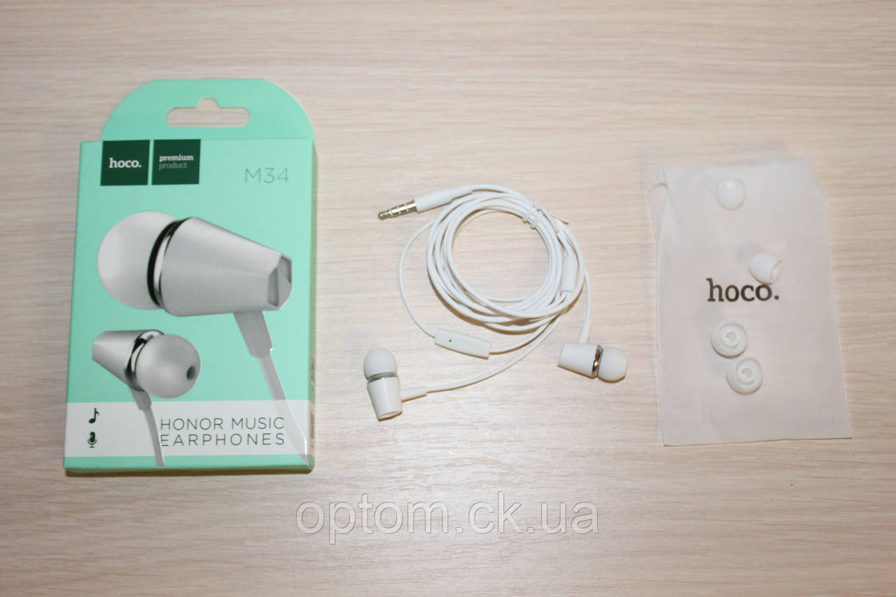 Гарнітура HOCO M34 White, фото 1