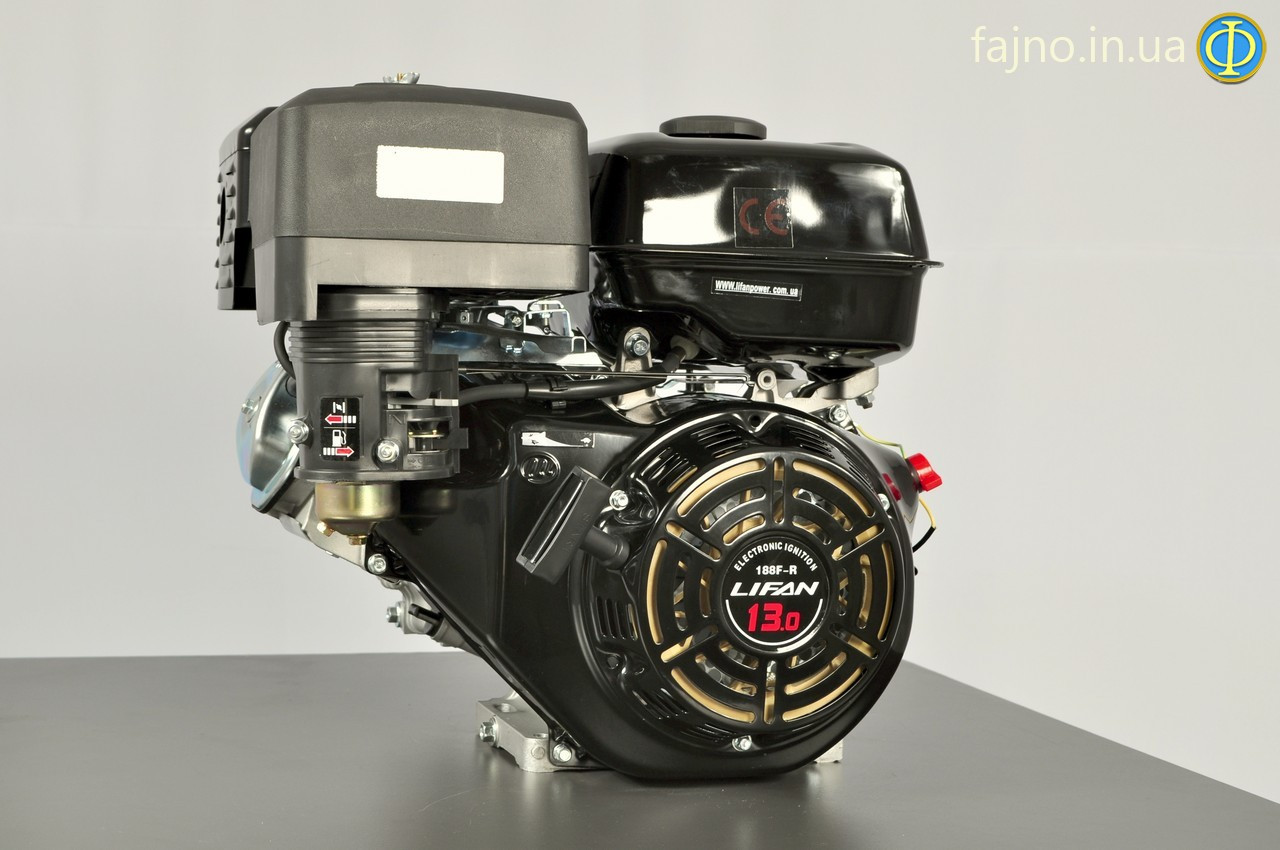 Мотор Lifan LF188F-R (13 к. с.) з відцентровим зчепленням і знижувальним редуктором