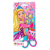 Ножиці дитячі 13 см Yes Barbie з принтом на лезі 480379