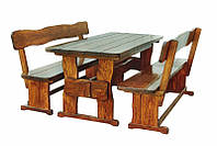 Производство мебели из дерева для дачи, дома, комплект деревянный 2200*800
