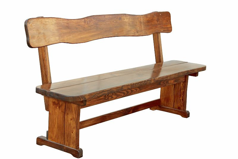 Лавочка, лавка, скамейка деревянная 2000*370 для дачи, кафе от производителя - фото 1 - id-p30189574