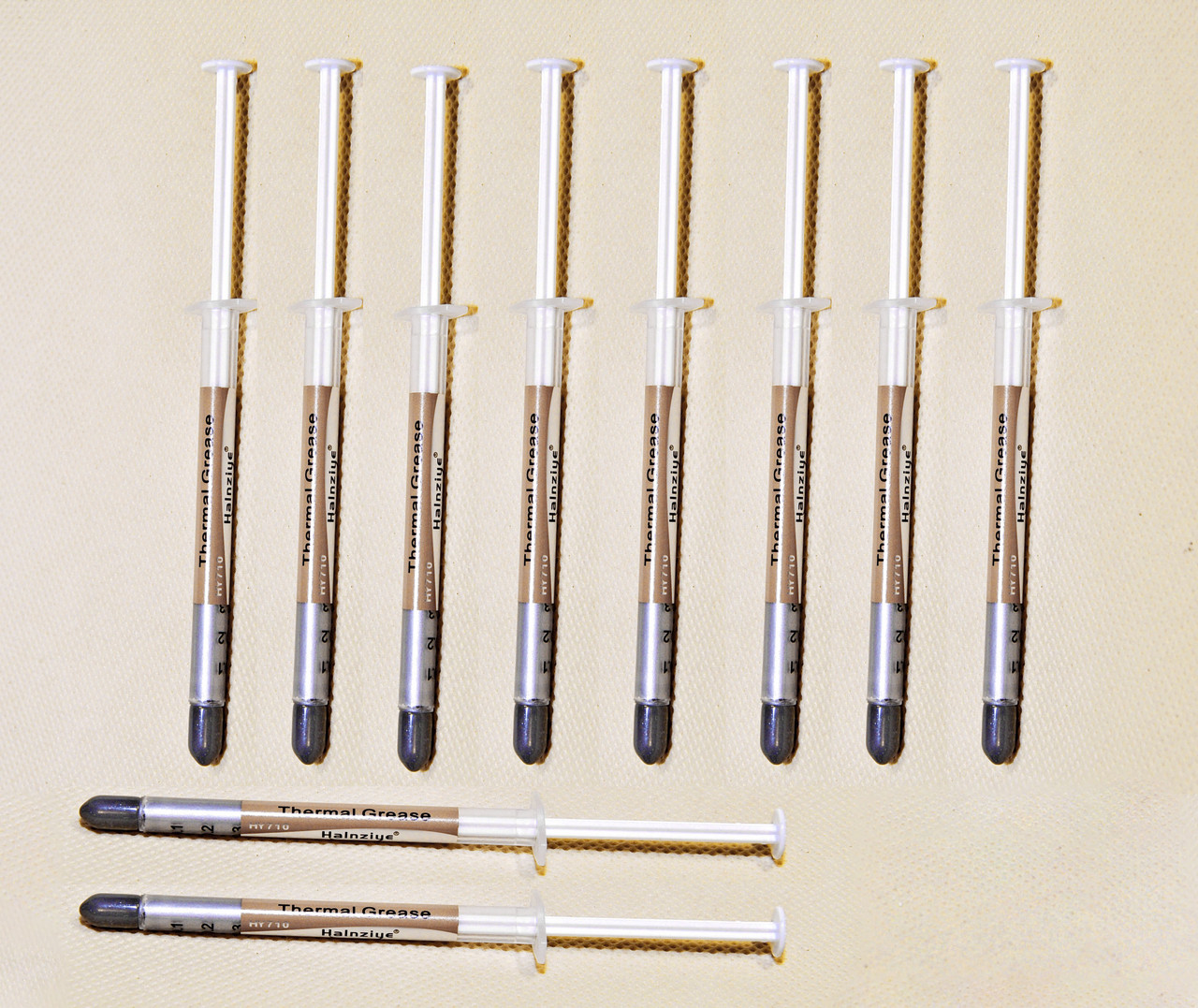 Термопаста HY710 1 г 10 шт срібна 3,17 W/mK для процесора відеокарта світлодіод термопаста, фото 1