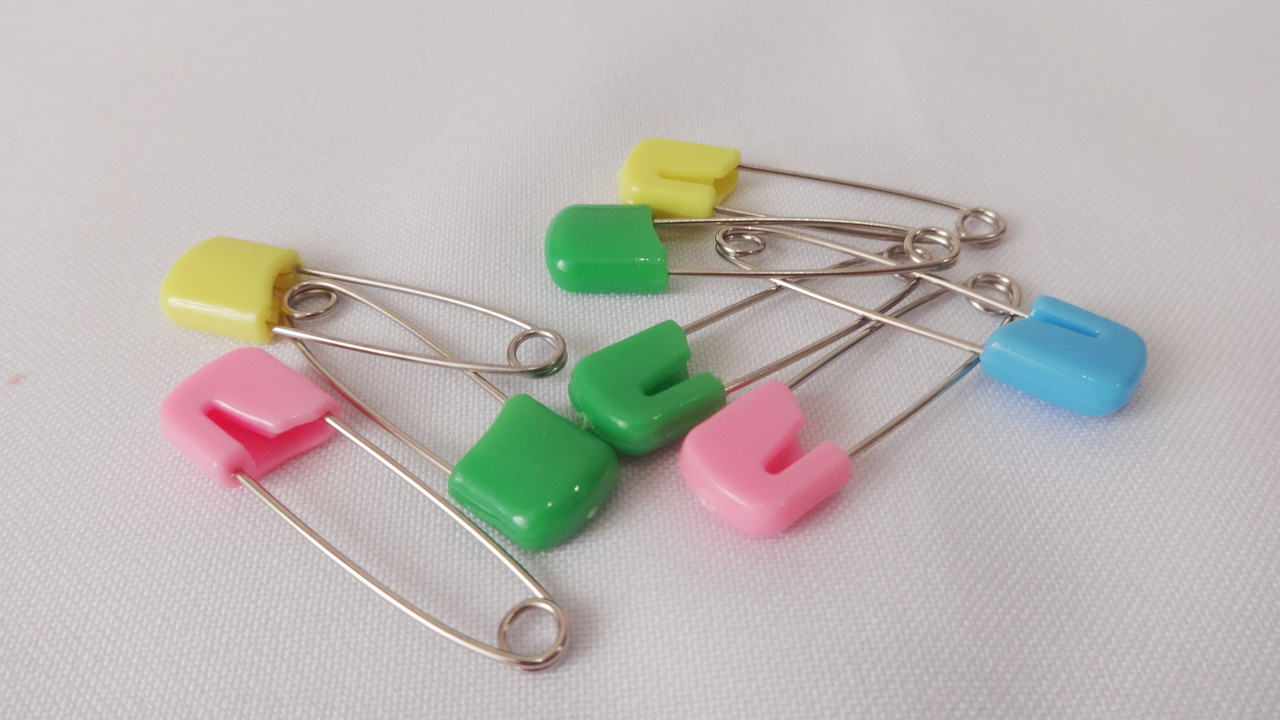 Булавка английская безопасная 4 см цв. ассорти, цена 4.30 грн — Prom.ua ...