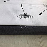 Євро комплект постільної білизни Ранфорс бавовна 200х220 (11703) Двоколірна постільна білизна молодіжна, фото 4