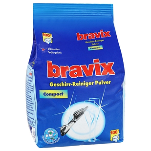 Порошок для миття посуду в посудомийній машині Bravix 1,8 кг 100 циклів (4000317150609)