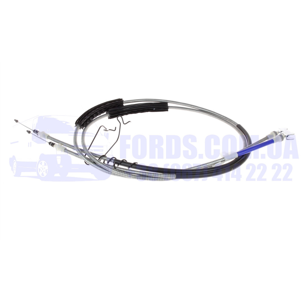 Трос ручника FORD CONNECT 2002-2013 (+ABS/LONG BASE/DISK) (5135370/7T162A603DD/502-1267) TURTEL