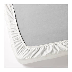Простирадло натяжне IKEA DVALA білий 140х200 401.499.52, фото 3
