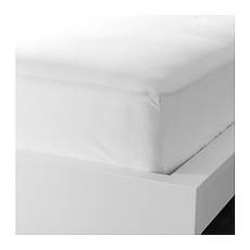 Простирадло натяжне IKEA DVALA білий 140х200 401.499.52, фото 4