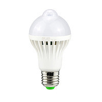 Лампа світлодіодна з датчиком руху LED E27 6500K 12W матова ST559