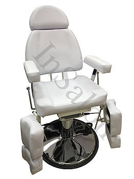 Крісло педикюрове гідравлічне CH-227B-2 біле