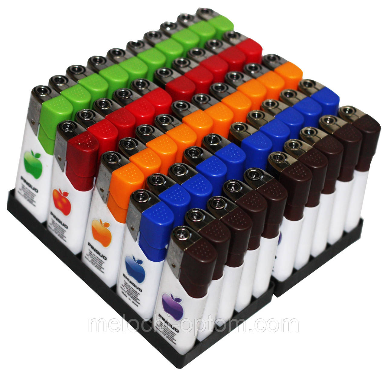 Запальнички пьеза-автоген, модель Apple 50 шт., фото 1