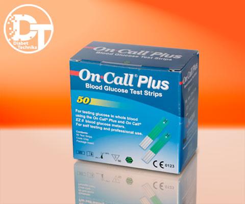 Тест-полоски Він Колл плюс (On Call Plus) - 50 шт.