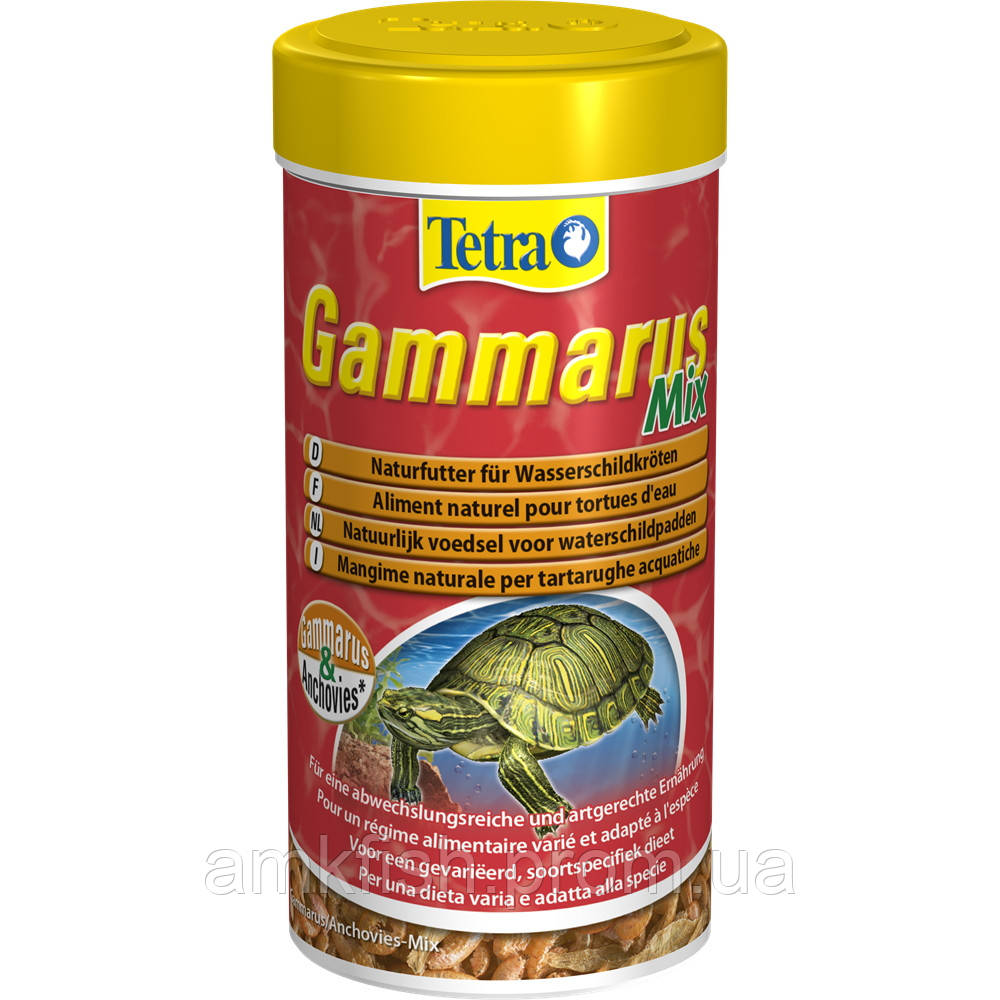 Tetra Gammarus Mix Натуральный Корм для Водных Черепах 250мл — Купить ...