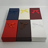 Подарочная картонная коробочка прямоугольная для комплекта