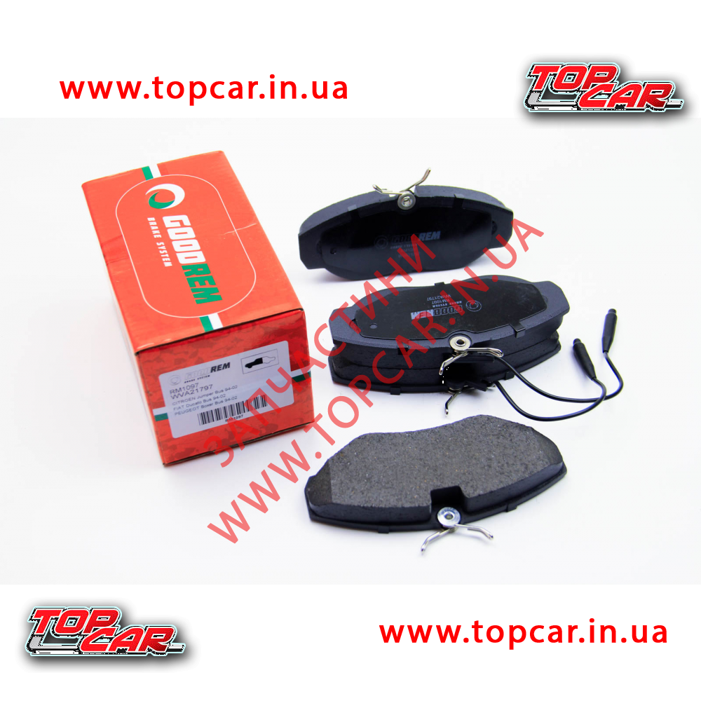 Гальмівні колодки передні Citroen Jumper I 10-14Q Goodrem RM1097