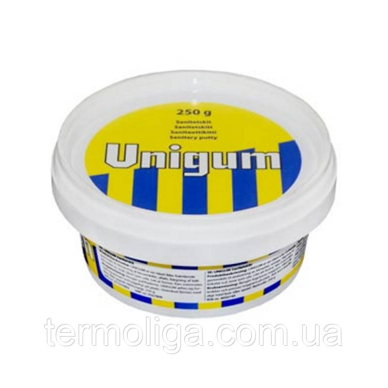 Герметик Unigum Unipak 250 г паста в банці, фото 1
