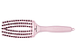 Щітка комбінована Olivia Garden Finger Brush Combo Medium PASTEL Pink (OGBFBCPP) ID0853, фото 3