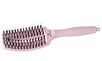 Щетка комбинированная Olivia Garden Finger Brush Combo Medium PASTEL Pink (OGBFBCPP) ID0853