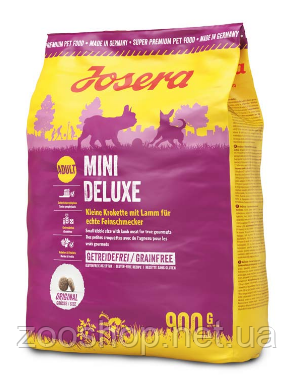 Josera MiniDeluxe беззерновий корм для дрібних порід собак 900 г, фото 2