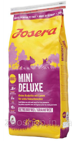 Josera MiniDeluxe беззерновий корм для дрібних порід собак 15 кг, фото 2
