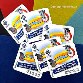 Фотомагниты на холодильник. Размер 70х70 мм 1