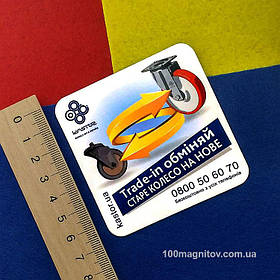 Фотомагниты на холодильник. Размер 70х70 мм 3