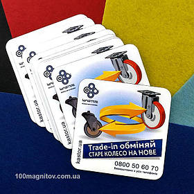 Фотомагниты на холодильник. Размер 70х70 мм 4