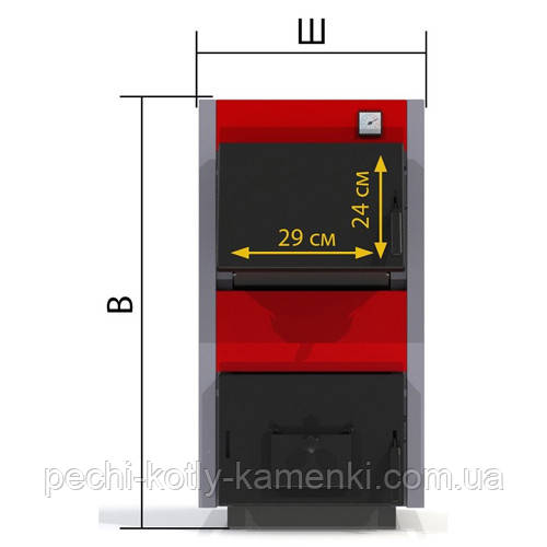 Дровяной котел с плитой ProTech ТТП-12с Д Luxe на твердом топливе - фото 3 - id-p318438335