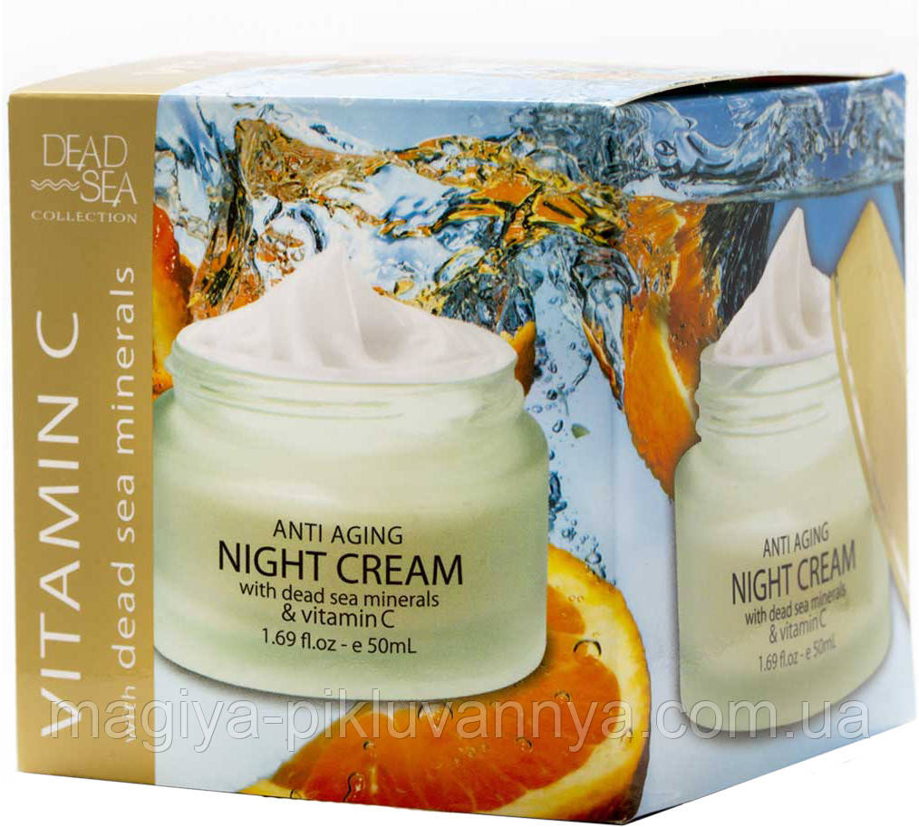 Ночной Крем Dead Sea Collection Против Морщин с Витамином С и ...