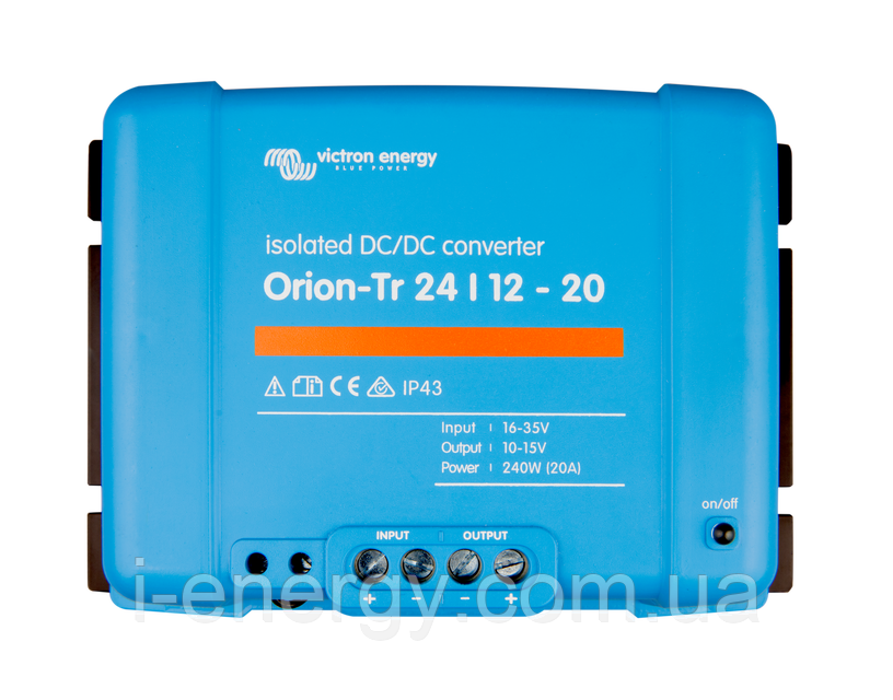 Конвертор Orion-Tr 24/12-20A (240W) Isolated ORI241224110 Victron Energy 24-12В 20А 240Вт