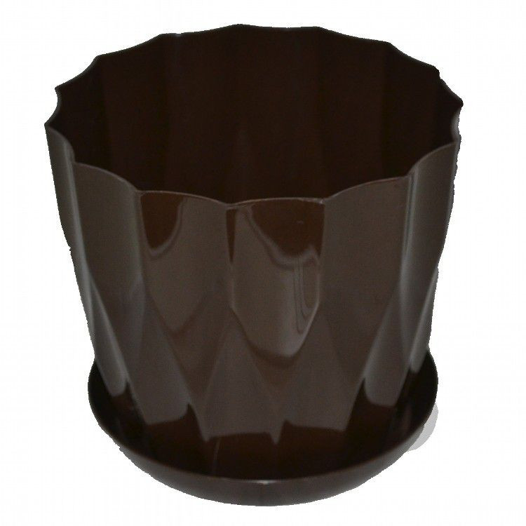 Пластмасовий горщик для квітів Карат 190