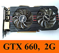 Видеокарта (б/у) ASUS GTX 660, 2Gb, 192Bit, GDDR5 (№803) Гарантия 1 мес