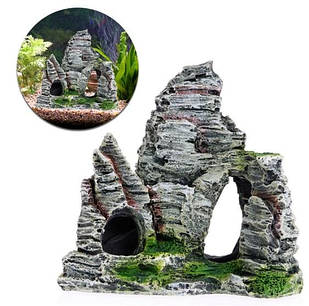 Печера, декор для акваріума — скеля