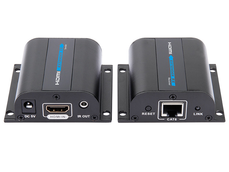 HDMI передавач відеосигнала LKV372A 60м по витій парі HDMI Network Extender інфрачервоне управління DVR Кіїв 