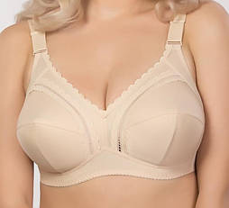 Бюстгальтер великого розміру без кісточок, бежевий