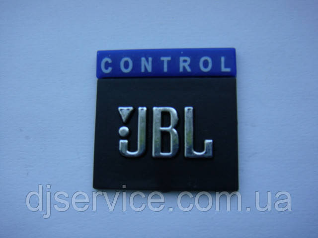 Значок, наклейка, логотип (пластик) 29x29mm на сітку колонки JBL Control, фото 1