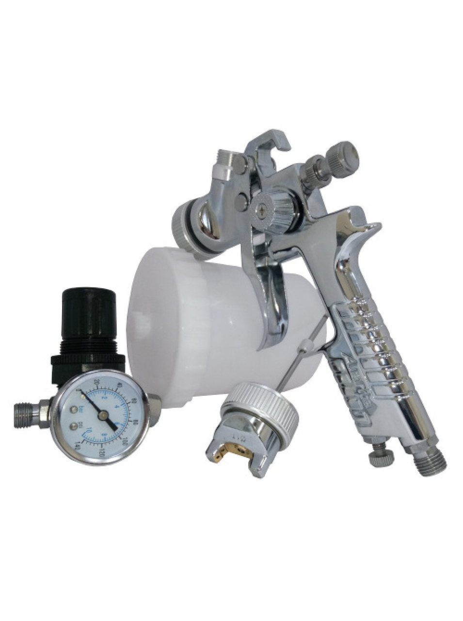 Набір фарбувальний пневматичний з регулятором повітря KIT-H-827-1.3-1.7 AUARITA