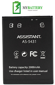 АКБ оригінал Assistant AS-5431 2000mAh 3.8 V