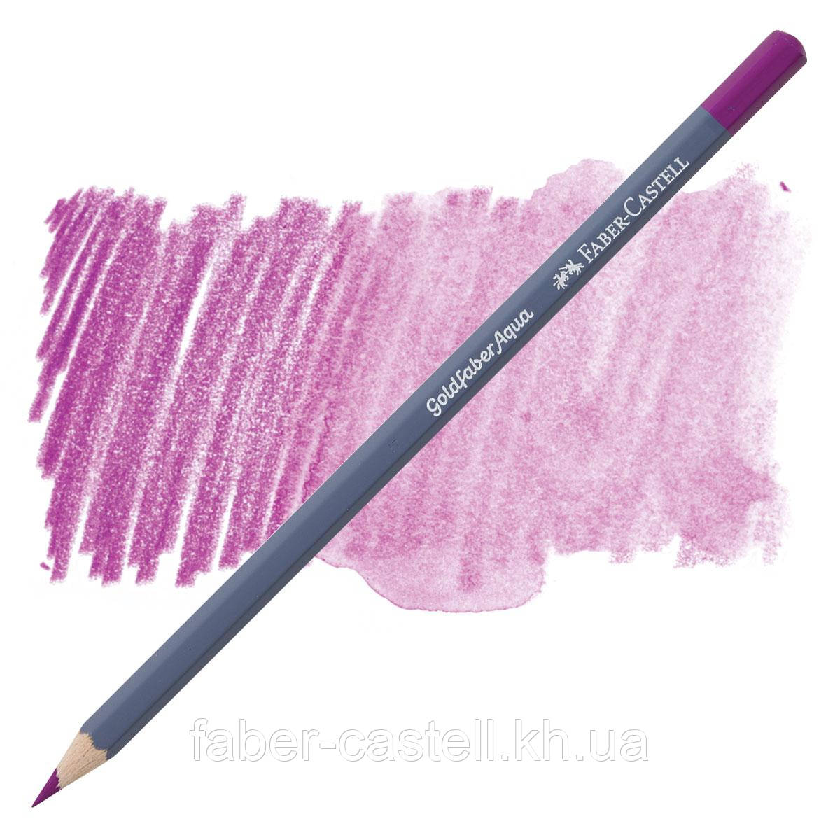 Олівець акварельний Faber-Castell Goldfaber Aqua колір темно-червоний No134 (Crimson), 114634