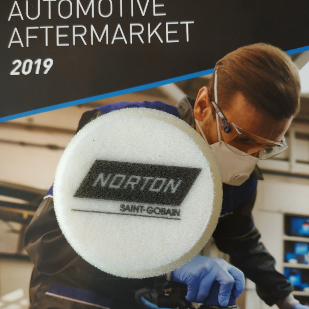 Твердий рельєфний круг для полірування Norton d80, фото 1