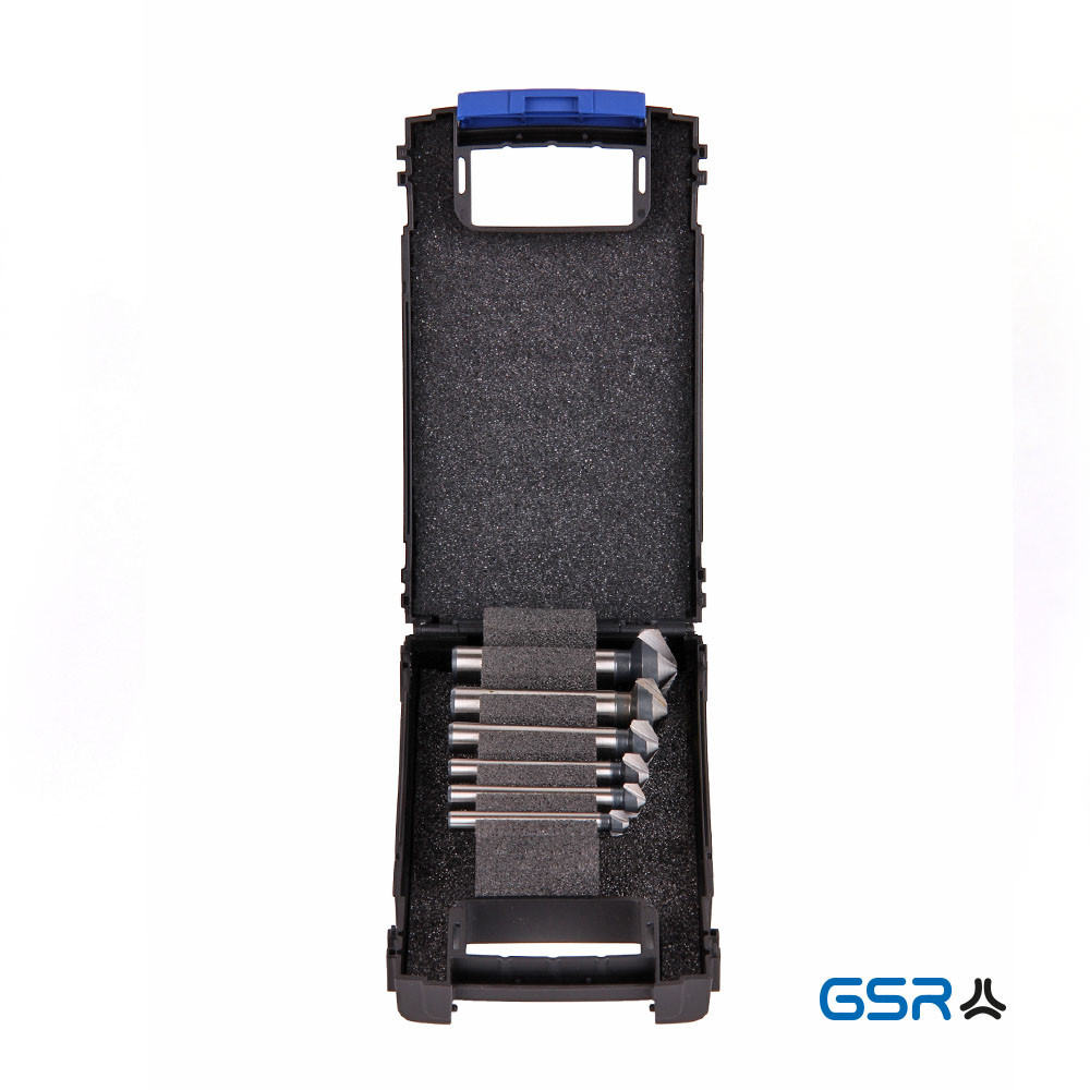 Набір зенкерів CBN DIN335 C/90° HSSE 6,3-20,5мм  GSR Німеччина, фото 1