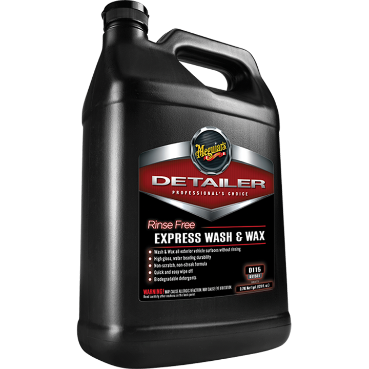 Концентрат суха мийка з віском - Meguiar's Detailer Rinse Free Express Wash & Wax 3,79 л. (D11501)