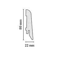 Плинтус Напольный AGT Глянец 22х80х2790 мм