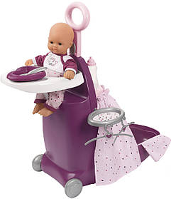 Ігровий набір Smoby Toys Baby Nurse Прованс розкладна валіза 3 в 1 з аксесуарами (220346)