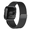 Міланський сітчастий ремінець Primo для годинника Fitbit Versa / Versa 2 / Versa Lite - Black, фото 2