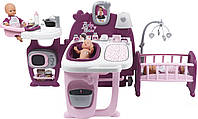Большой игровой центр Smoby Toys Baby Nurse Прованс комната малыша с кухней, ванной, спальней и акс (220349)