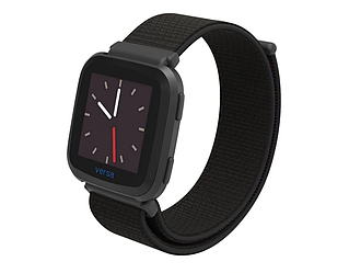 Нейлоновий ремінець Primolux для годинника Fitbit Versa / Versa 2 / Versa Lite - Black