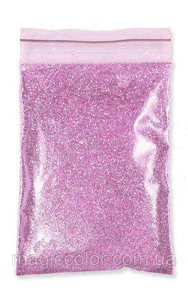 Глітер рожевий пакет 10 г (0,2 мм) (блискітки, пісочок)