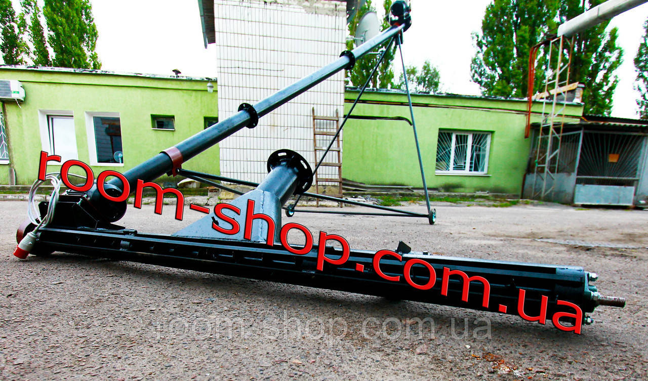 Шнековий навантажувач (розвантажувач) з підборником (підберач) діаметром 110 мм завдовжки 10 метрів